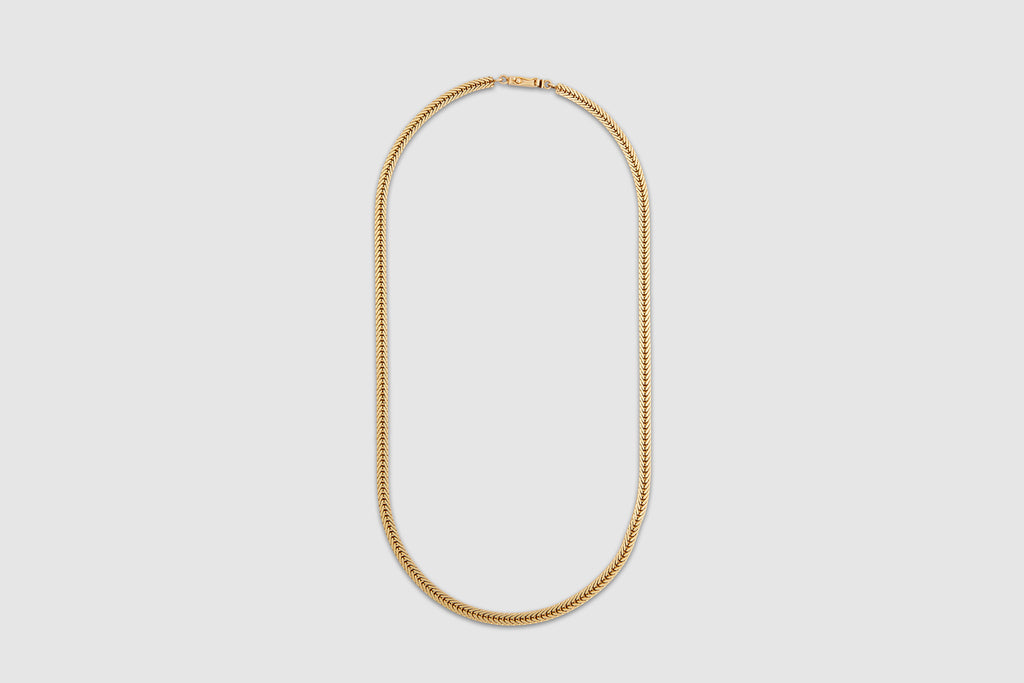 14k Yellow Gold Foxtail Chain