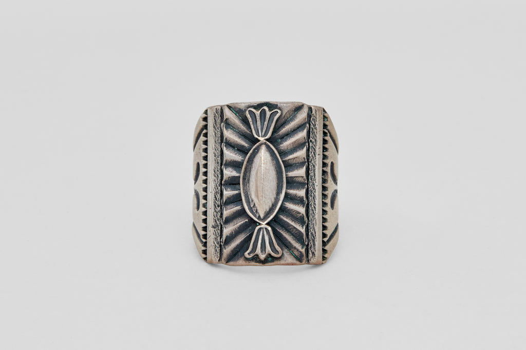 Sterling Silver Concho Ring