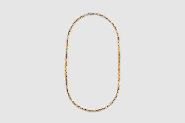 Yellow Gold Angular Anchor Link Chain – Foundwell
