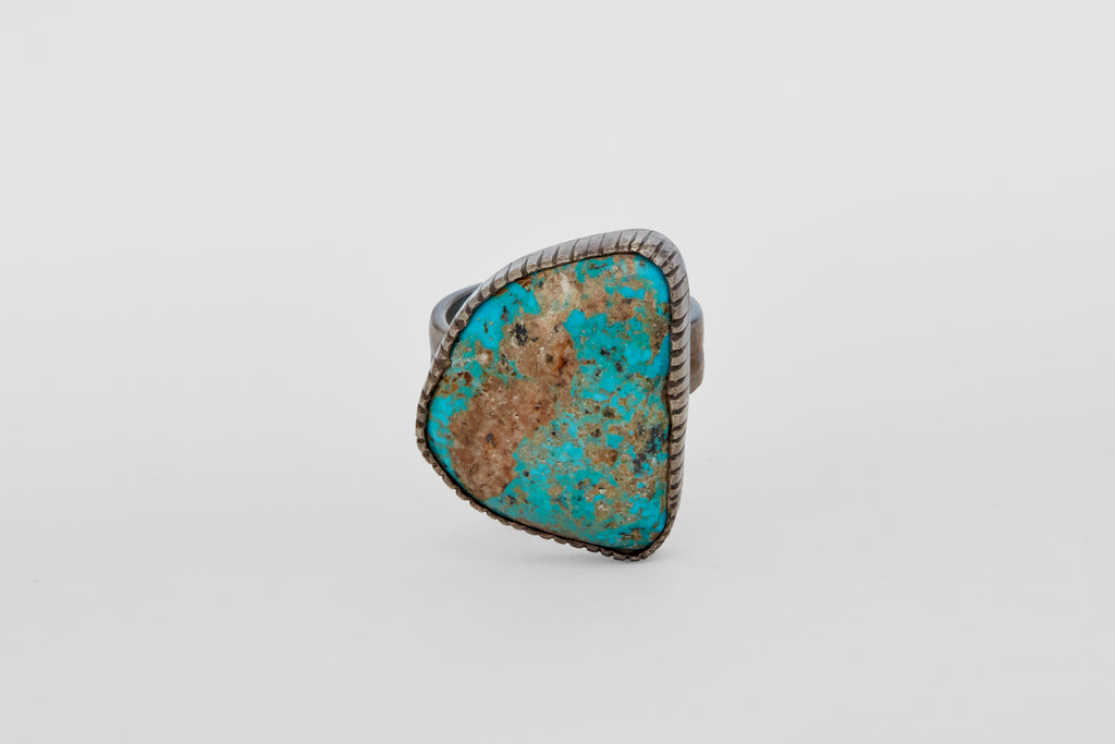 Organic Turquoise Navajo Ring