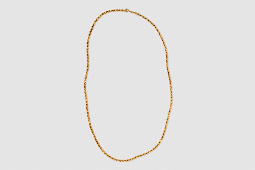 18 Carat Yellow Gold Rope Chain