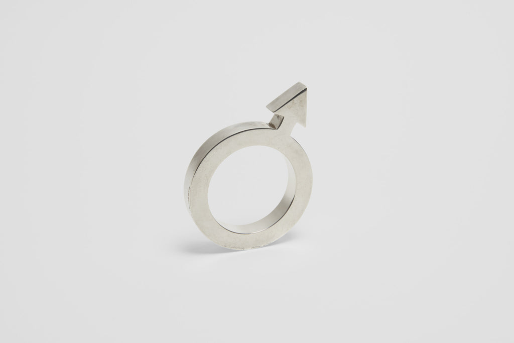 Tiffany & Co. 'Male' Gender Symbol Paperweight