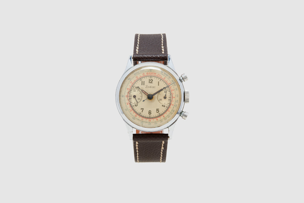 Zodiac Steel Chronograph Wristwatch