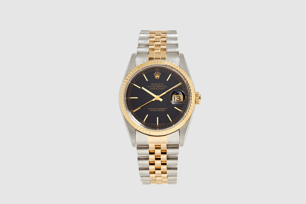 Rolex Oyster Perpetual Datejust Black Dial 2000