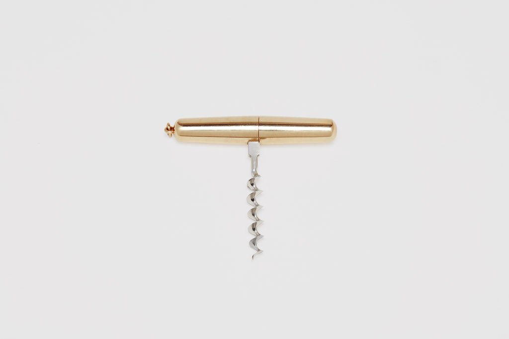 Solid Gold Travel Corkscrew