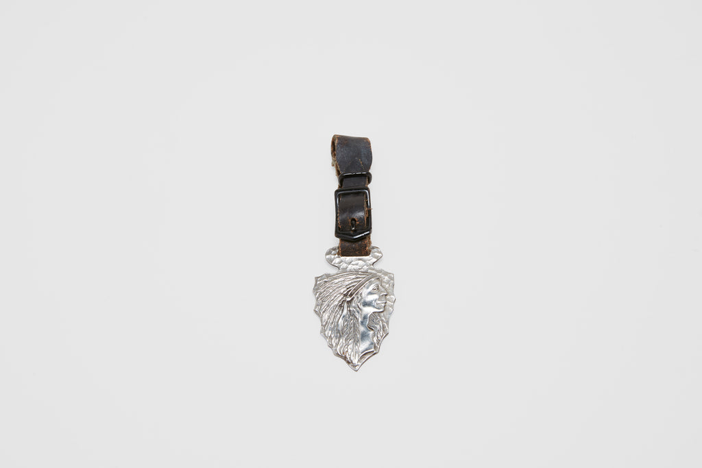 Sterling Indian Motorcycle Watch Fob