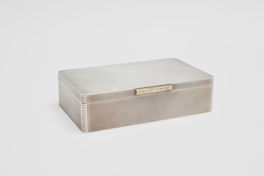 Silver Engine Turned Box