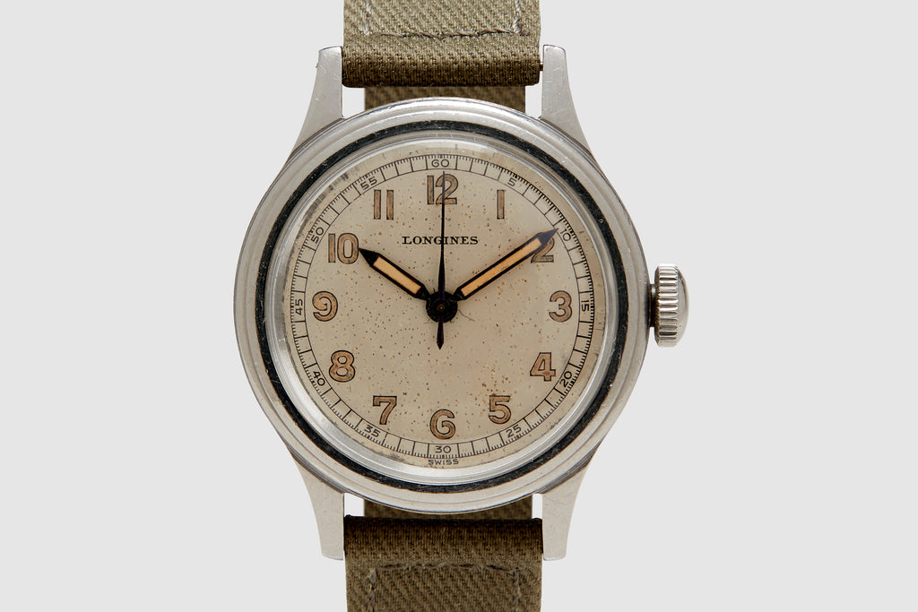 Vintage longines shop military watches