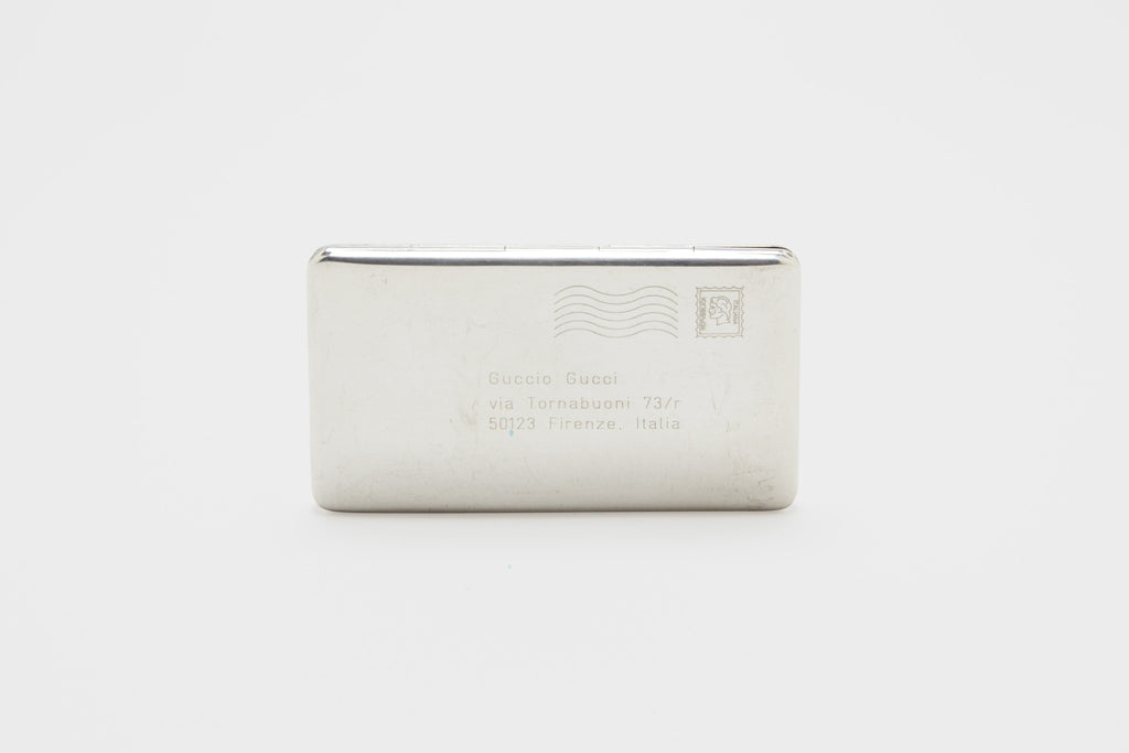 Sterling Silver Gucci Business Card Case