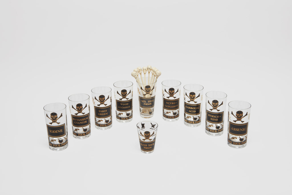 Set of Highball Glasses, Cocktail Pitcher & Shot Measure