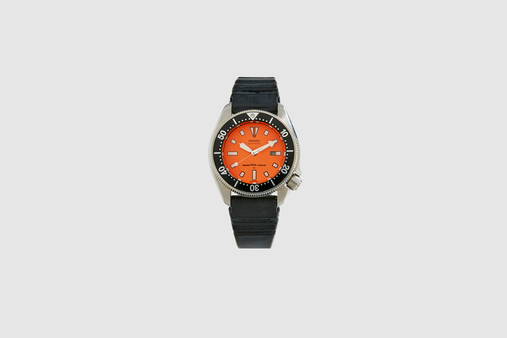 Orange Seiko Automatic 150M Dive Watch