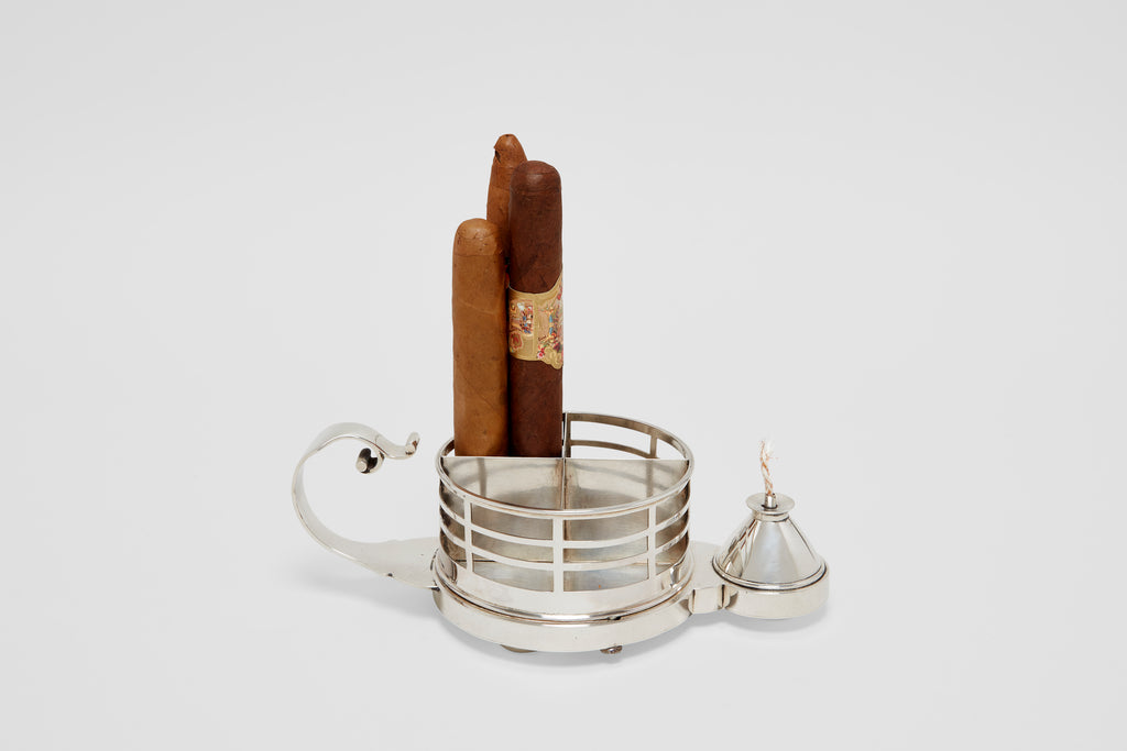 Cigar Holder & Table Lighter