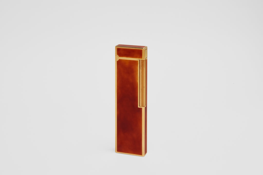 Vintage S.T. Dupont Gold Plated Table Lighter