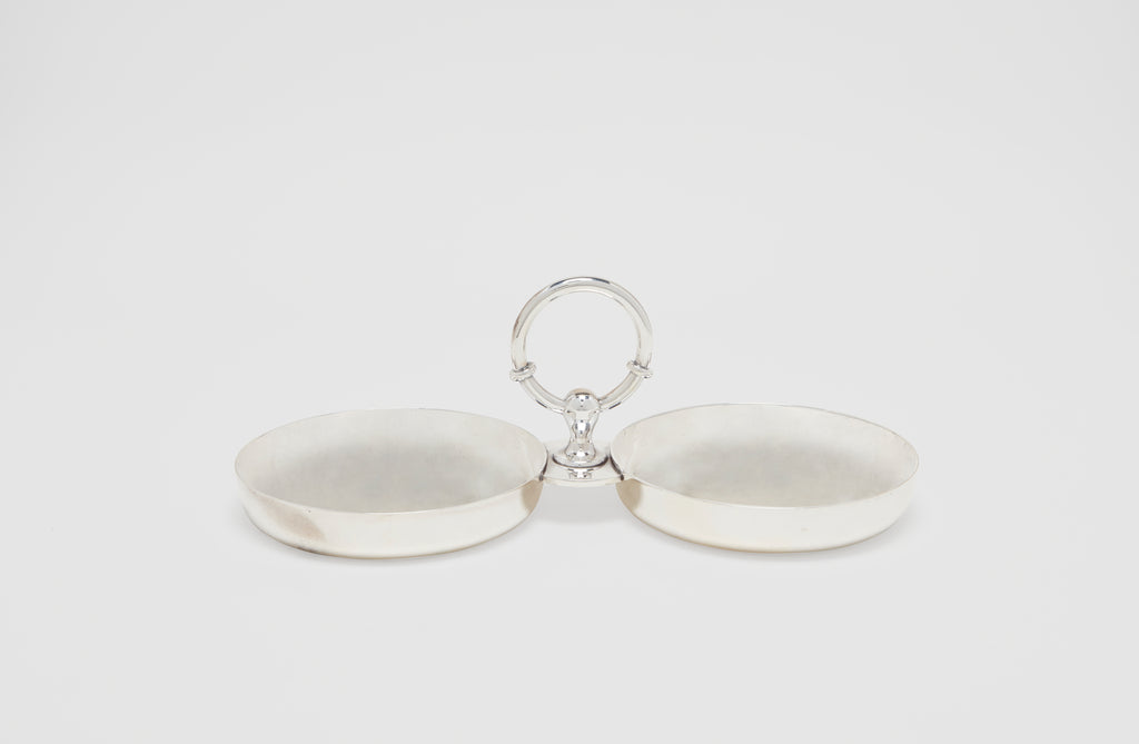 Vintage Hermès Equestrian Double Dish