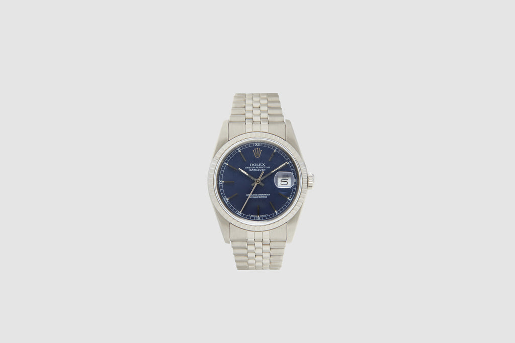 Rolex Oyster Perpetual Datejust with Blue Dial