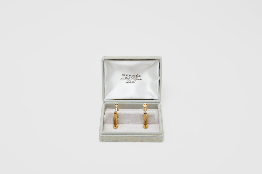 Hermès Shotgun Shell Cufflinks