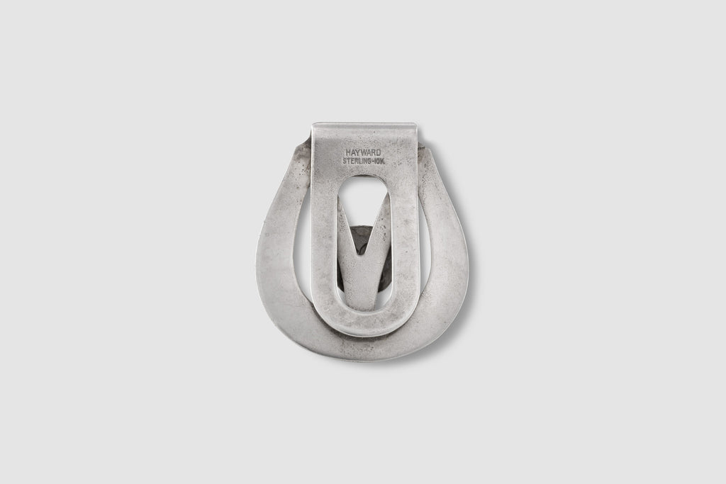 Mid 20th Century Hermes Silver Plated Horseshoe Money Clip