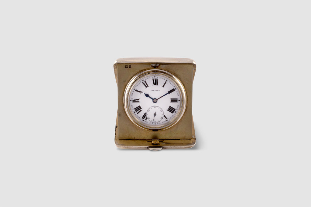 Sterling Silver Rolex Travel Clock