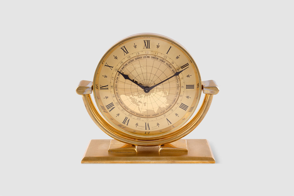 Cartier 8 Day World Time Clock