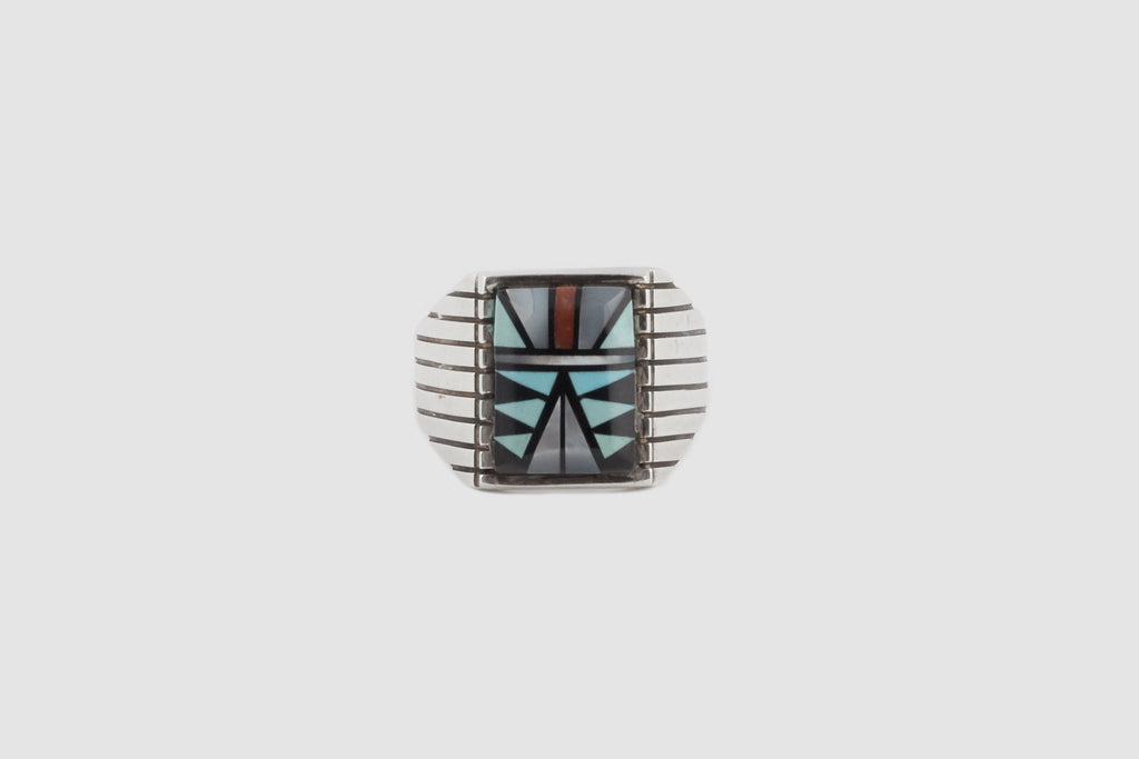 Navajo Multi Stone Inlay Ring