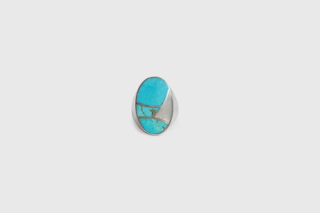 Turquoise & Mother of Pearl Ring